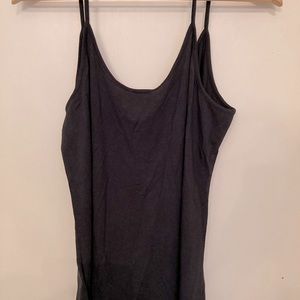 J Crew NWT XL black layering cami.